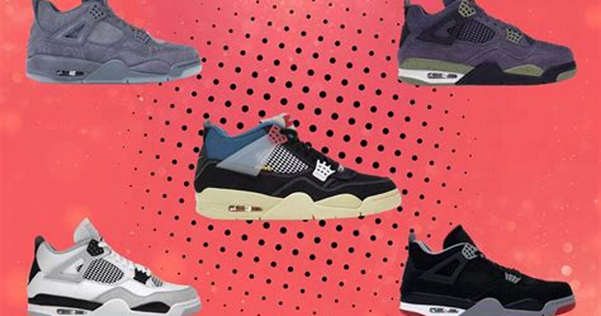 5 Air Jordans 4 Colourways Ruling the Footwear Market