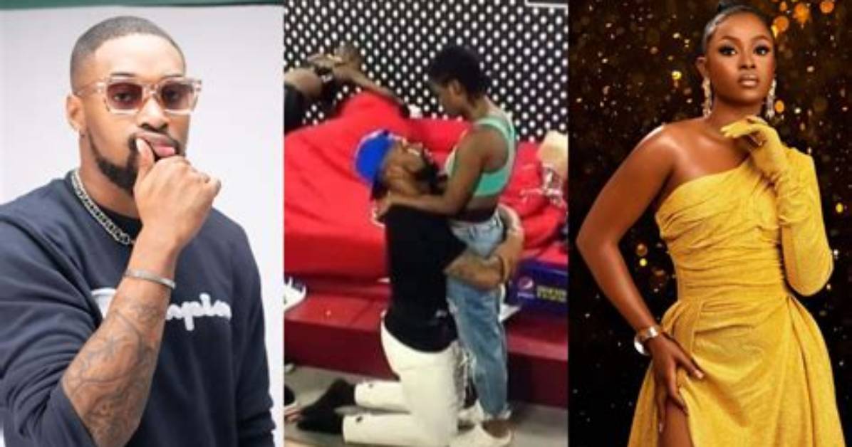 #Bbnaija: “Last Last” – Reactions, as Sheggz and Bella Ignore Each Other at Award Presentation Ceremony