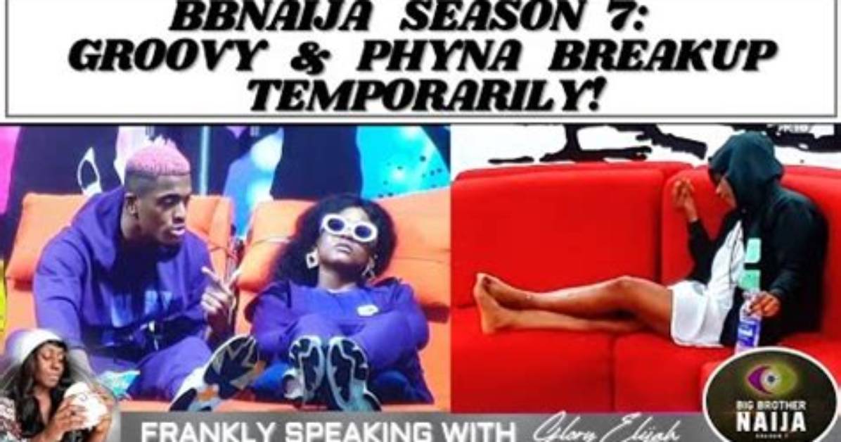 Bbnaija Season 7: Groovy Breaks up with Phyna, Netizens React