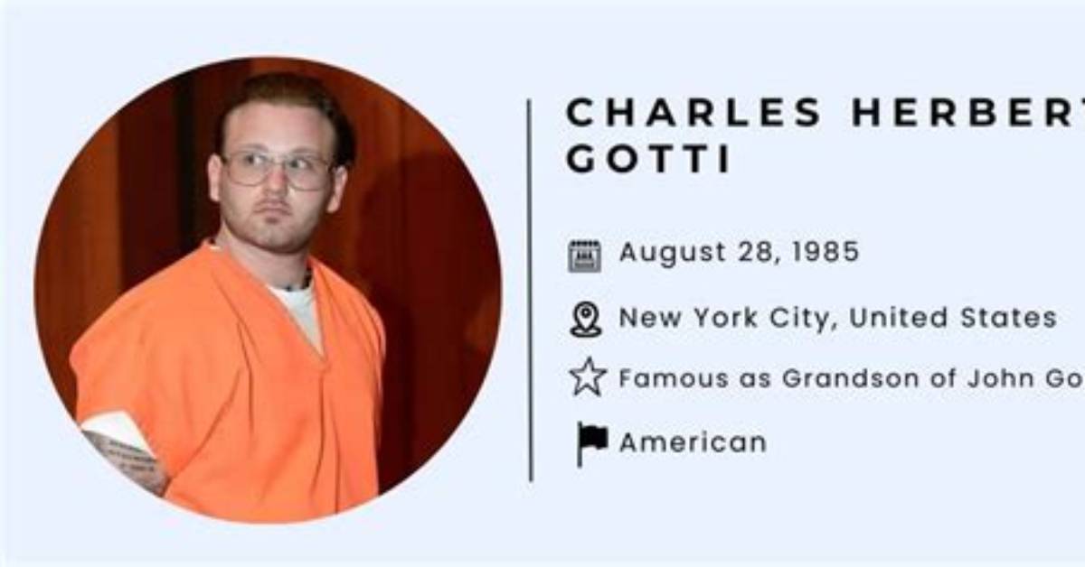 Charles Herbert Gotti Height, Weight, Net Worth, Age, Birthday, Wikipedia, Who, Instagram, Biography