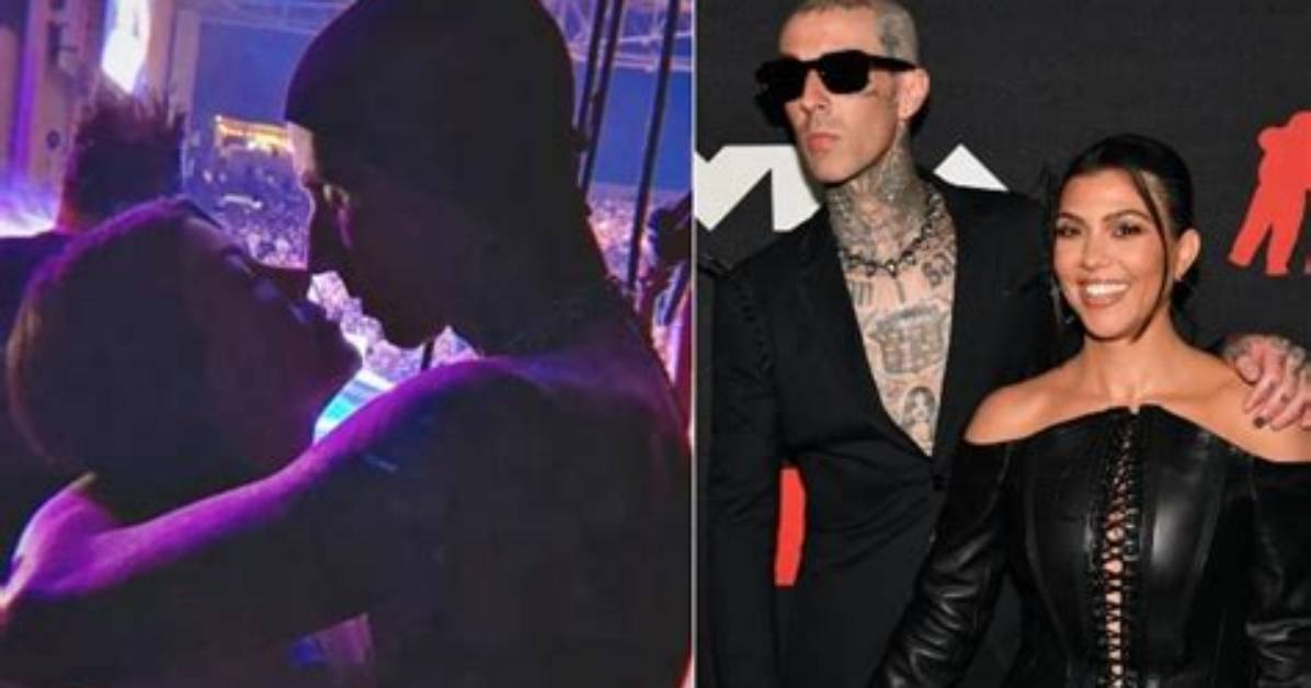 Kourtney Kardashian Is a ‘Tour Wife’ as She Joins Travis Barker at Machine Gun Kelly Show