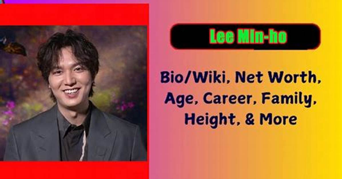 Lee Sung-Min Height, Weight, Net Worth, Age, Birthday, Wikipedia, Who, Nationality, Biography
