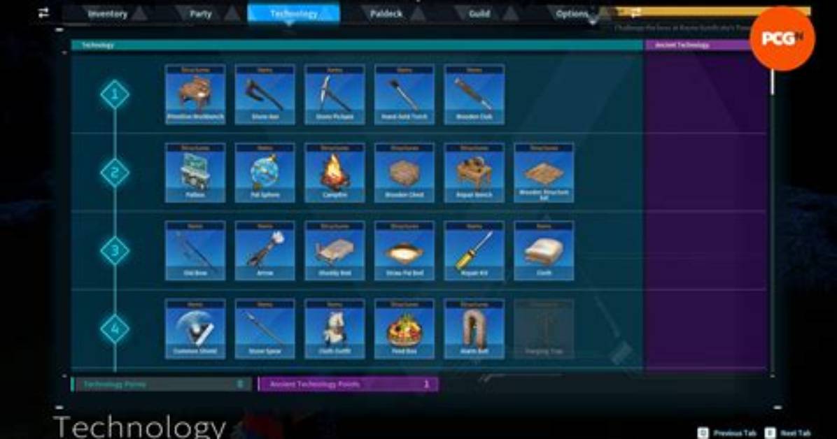 Palworld Technology List: How to Unlock All Technology? - Sarkariresult