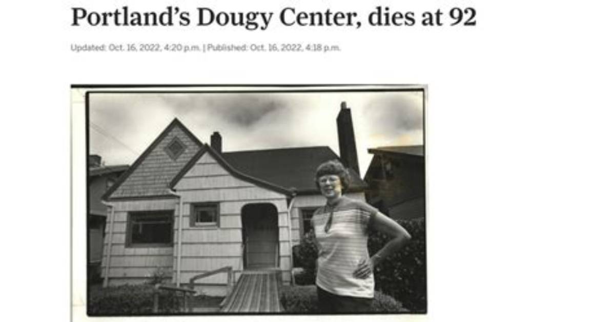 Portland’s Dougy Center Founder, Beverly Chappell, Dies at 92