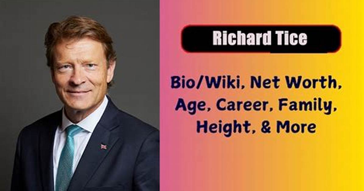 Richard Tice Net Worth, Age, Birthday, Wikipedia, Who, Nationality, Biography