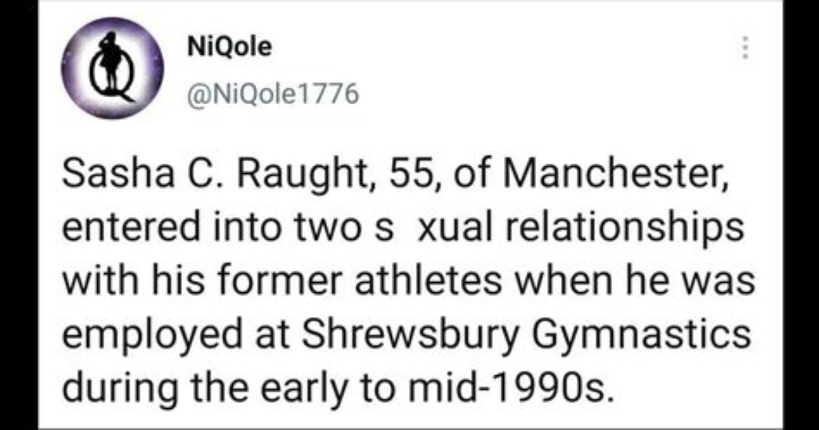 What Did Sasha Raught Do? Charges Against New Jersey Youth Gym Coach Explored
